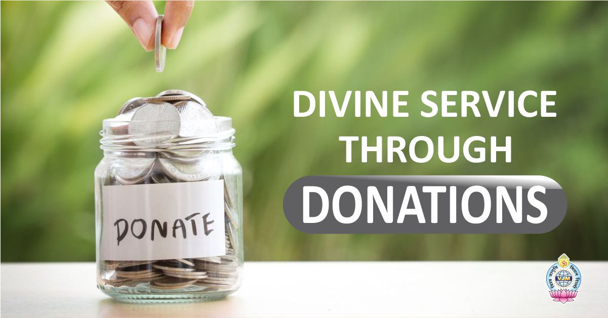 DIVINE SERVICE THROUGH DONATIONS